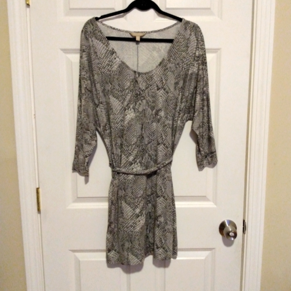 Banana Republic Classic Snakeskin Stretchy Dress Medium